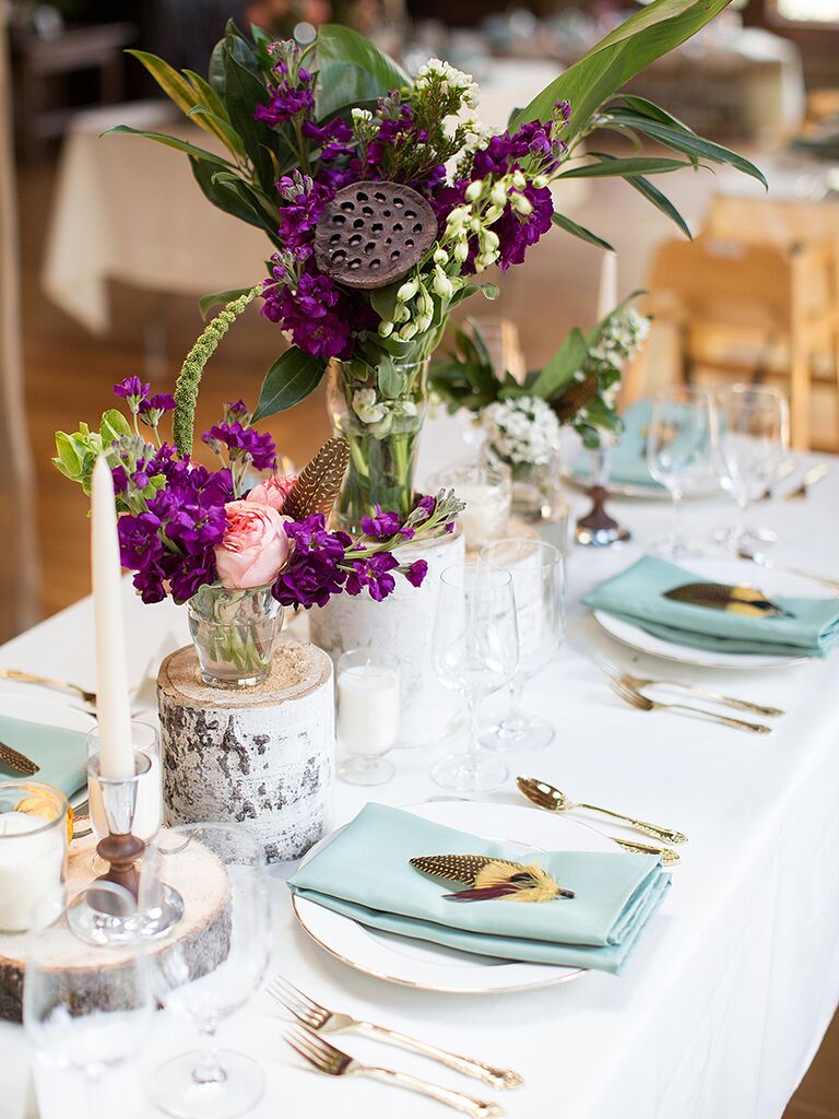 15 Centerpiece Ideas For A Rustic Wedding