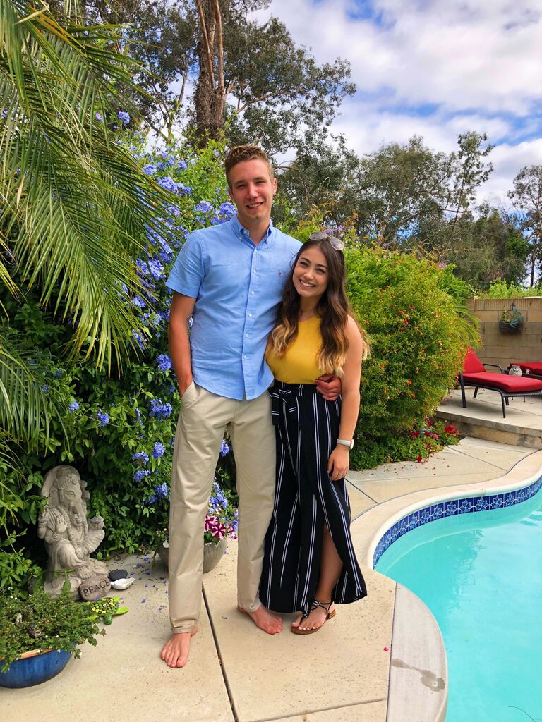 Our first date was May 4th, 2018! This was about one month after meeting each other.