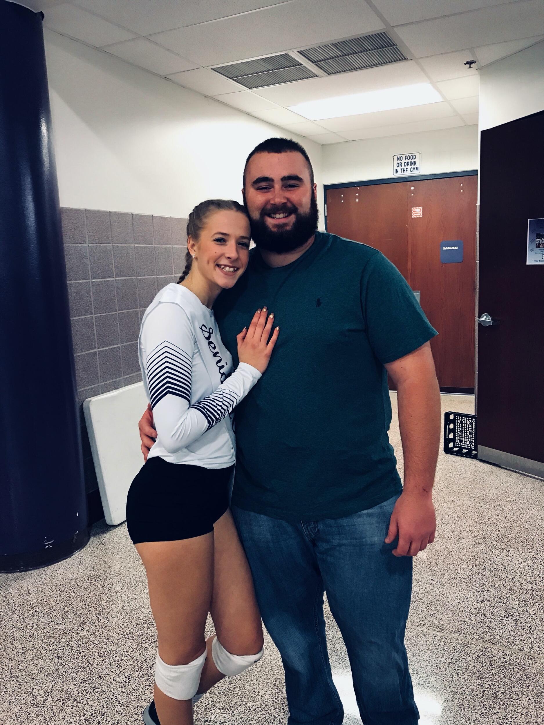 Senior night for my volleyball team was a night to remember. 