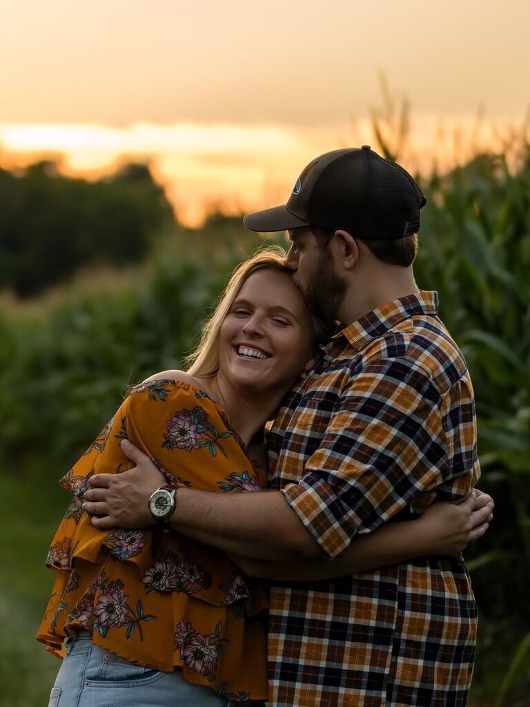 As you all know, Philip is an excellent photographer and he decided he wanted to take Christina to a sunflower field for a date.  Unfortunately, when they got to there, all the sunflowers were dead! Instead, they had a photoshoot in the cornfield. 