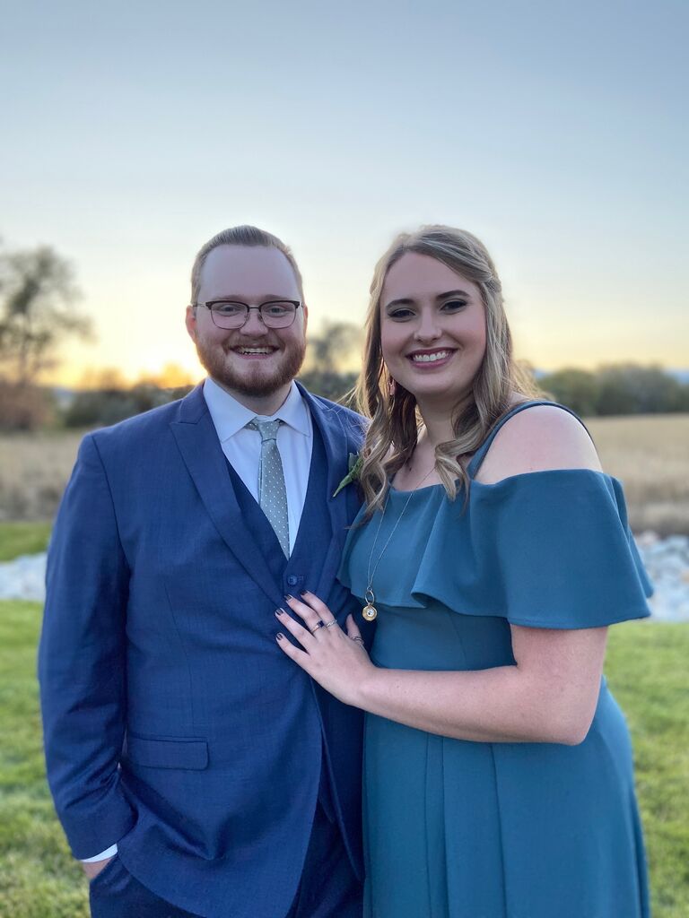 Dang we clean up nice. Congrats Meghan and Avery!