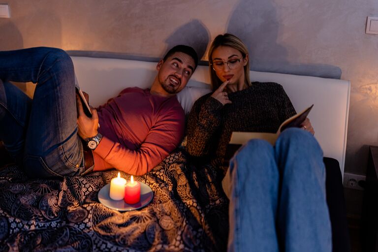 At-home date night idea - Read to One Another
