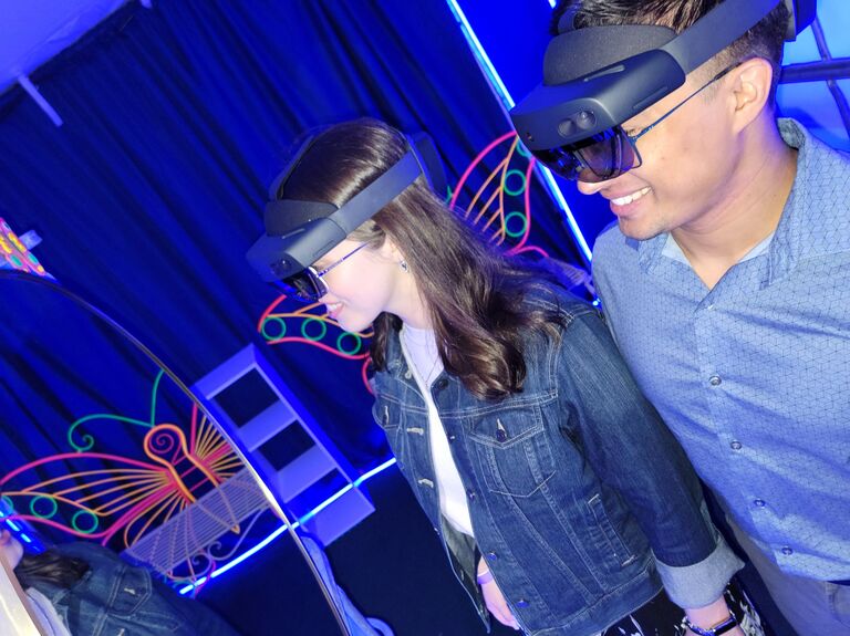 Tried an augmented reality experience!