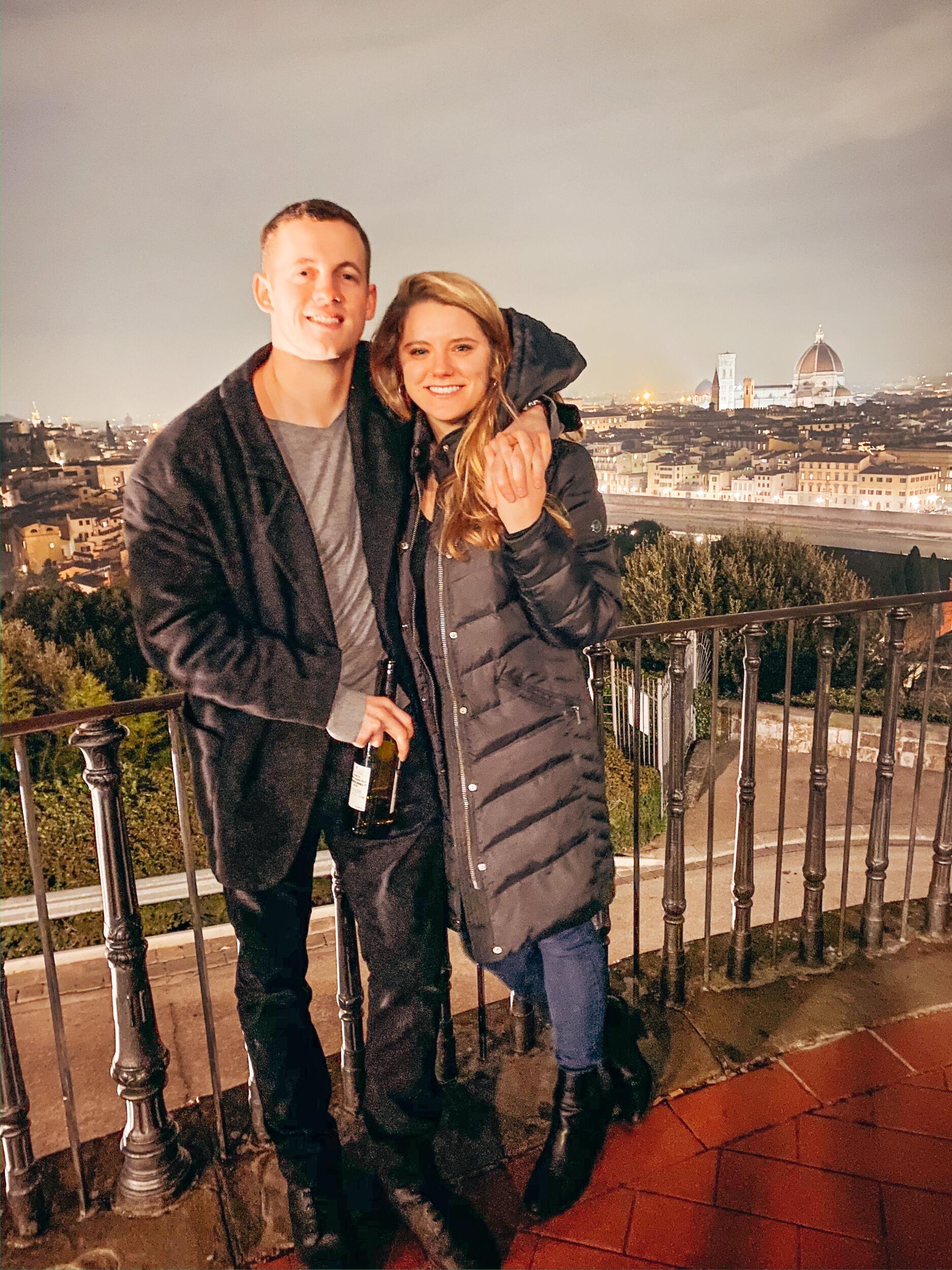 Starting their long distance relationship, Alec and Maddy visited each other as often as possible in Italy and the Czech Republic.
