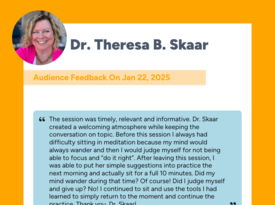 Dr. Theresa B. Skaar – Mindfulness in Action - Keynote Speaker - Saint Paul, MN - Hero Gallery 3