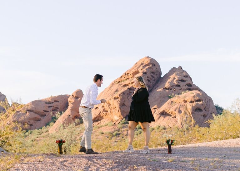 STEVEN POPPED THE QUESTION AND WE OFFICIALLY BECAME A LITTLE FAMILY.