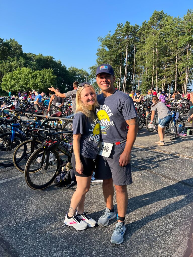 La Porte Sprint triathlon