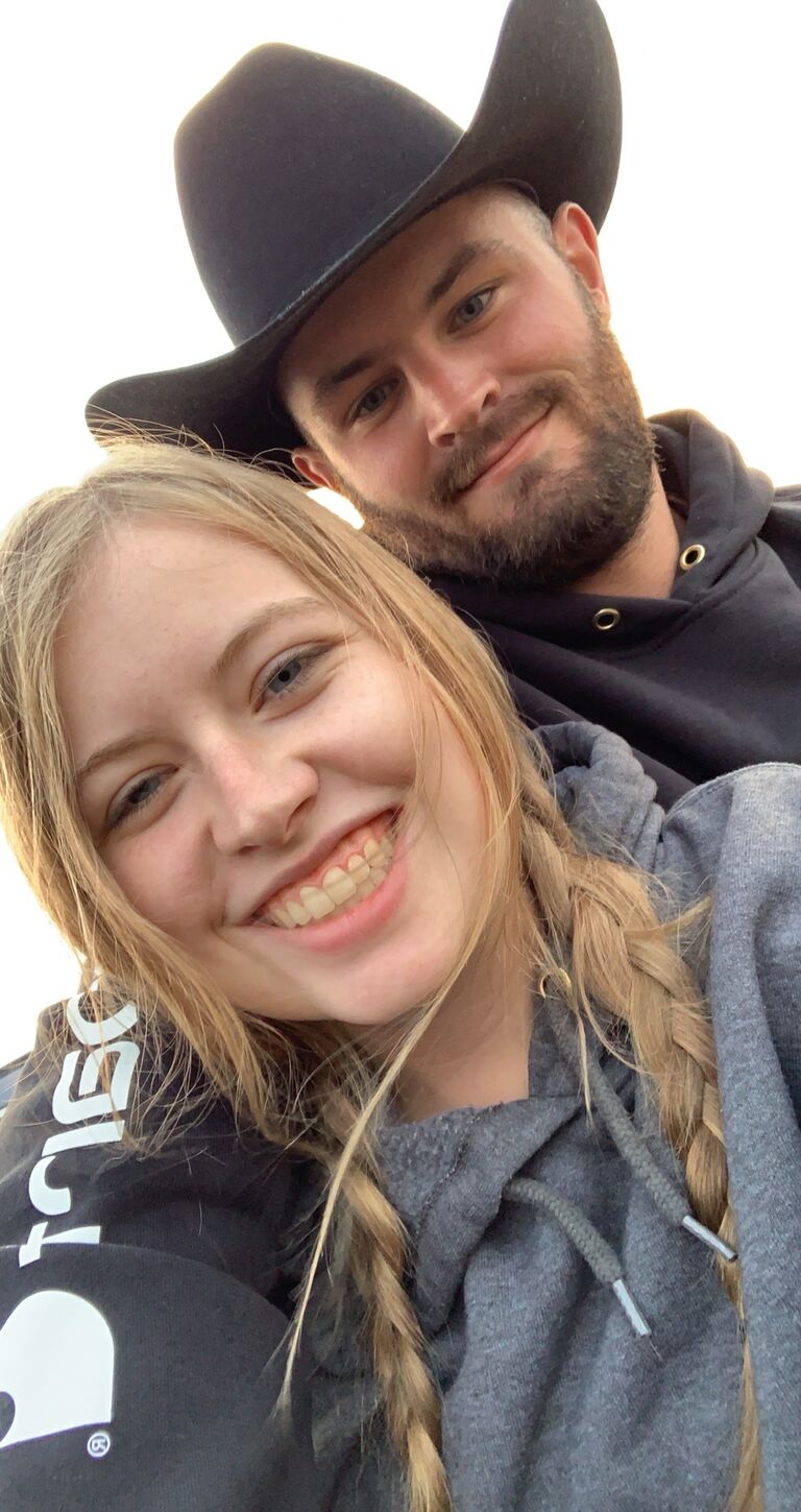 Our first "concert" together. We went to a drive-in theater concert for his birthday. 