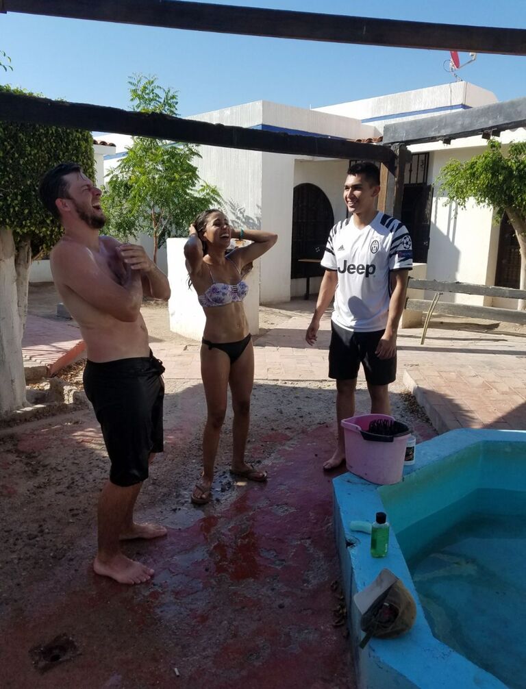 Ryan's first trip to Mexico with the Manzanos