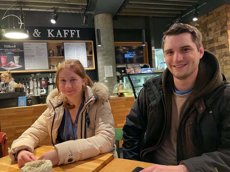 Our first coffee after landing in Iceland to help Matt carry out his secret proposal plan! Matt and Logan have been friends since high school and we were on the same track team at ACS Hillingdon, but we became friends with each other on this trip. 
