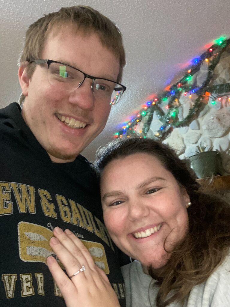 Engaged! Tyler proposed at the airport overlook after taking my to dinner and Amelies. A sweet gesture, since our first date ended after many hours of conversation at Amelies !