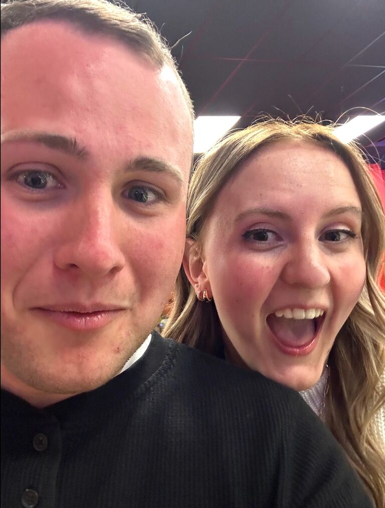 Joseph and Myah met at a mutual friend's birthday party in April. After messaging for a few days, Joseph asked Myah to a Brazilian YSA dance. They then went to In-N-Out with Joseph's friends and family. Their next date was April 30 at an arcade.