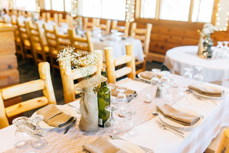 6:45pm-7:45pm: Dinner and toasts. Salad and main course will be served, dessert will be separately displayed on the first floor near the dance floor                            

   
7:45pm-10pm: Reception