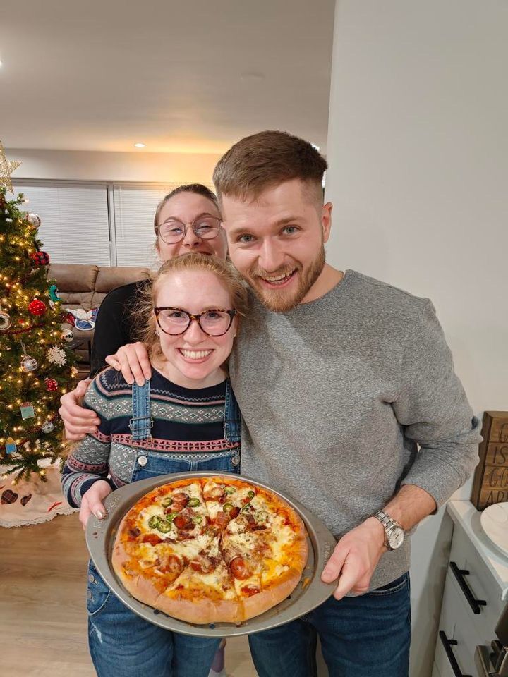 Megan and Andrew celebrated New Years Eve together at Emily and Sam's house in St. Louis!