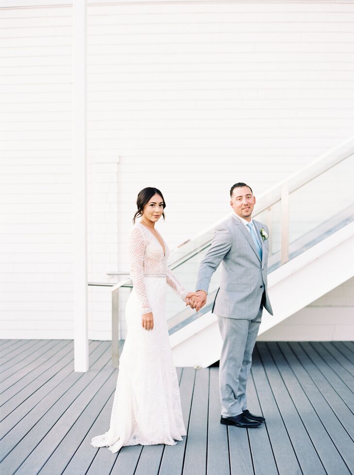 A Bright Tropical Wedding At The Newport Beach House In