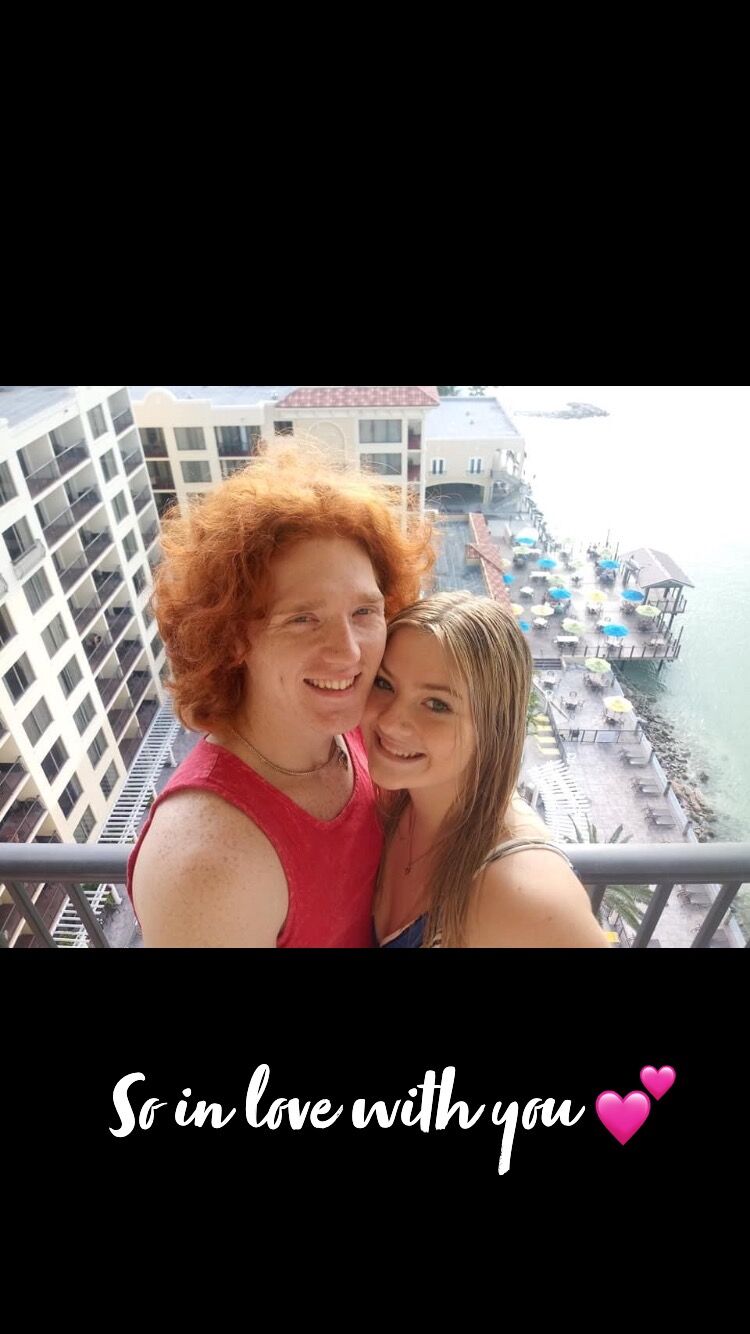 Our first vacation, also when I got my promise ring