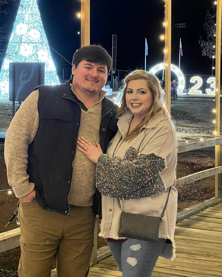 The night he proposed!!