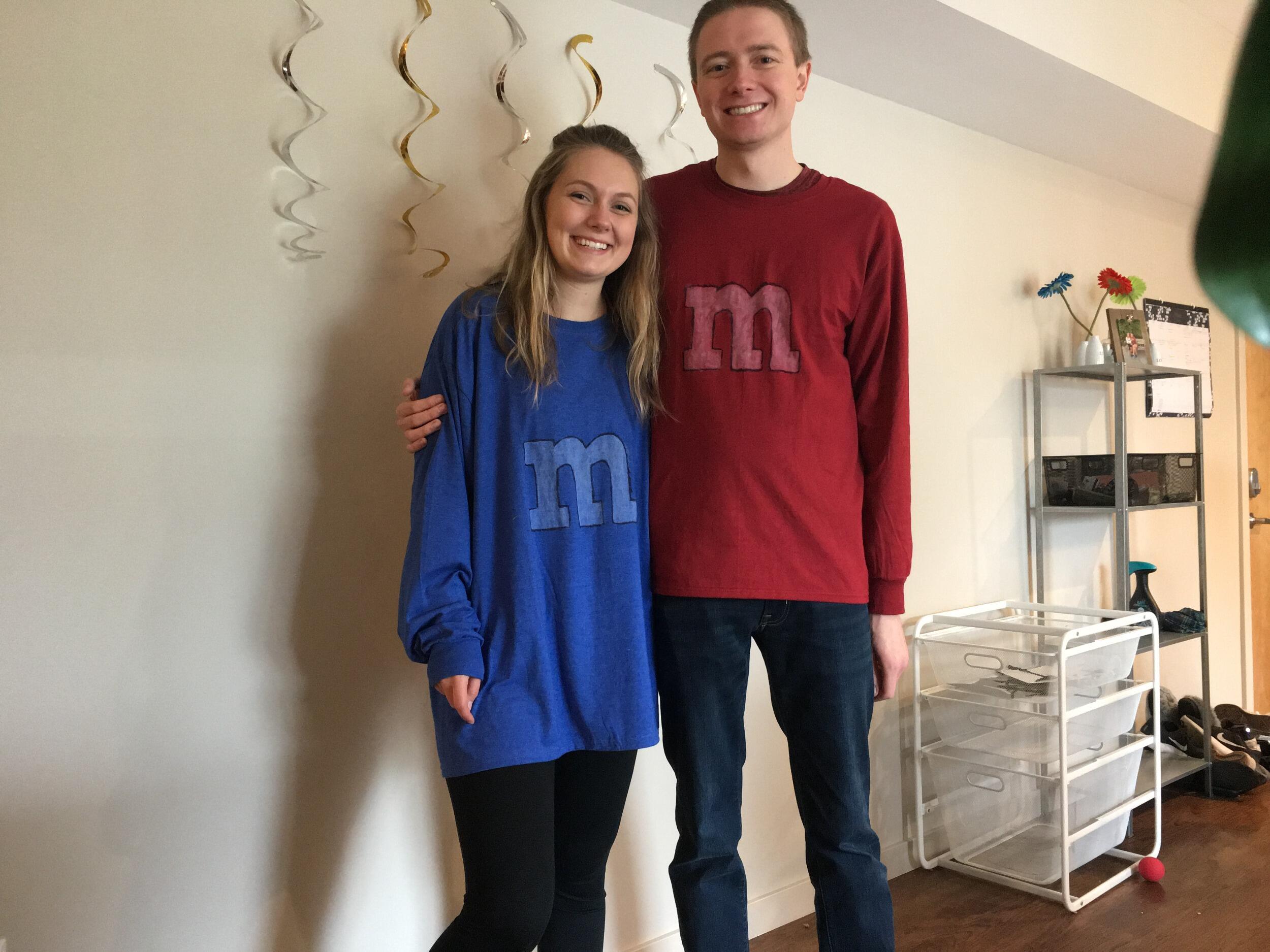 First date party!! The first week we met, with a high quality couples costume