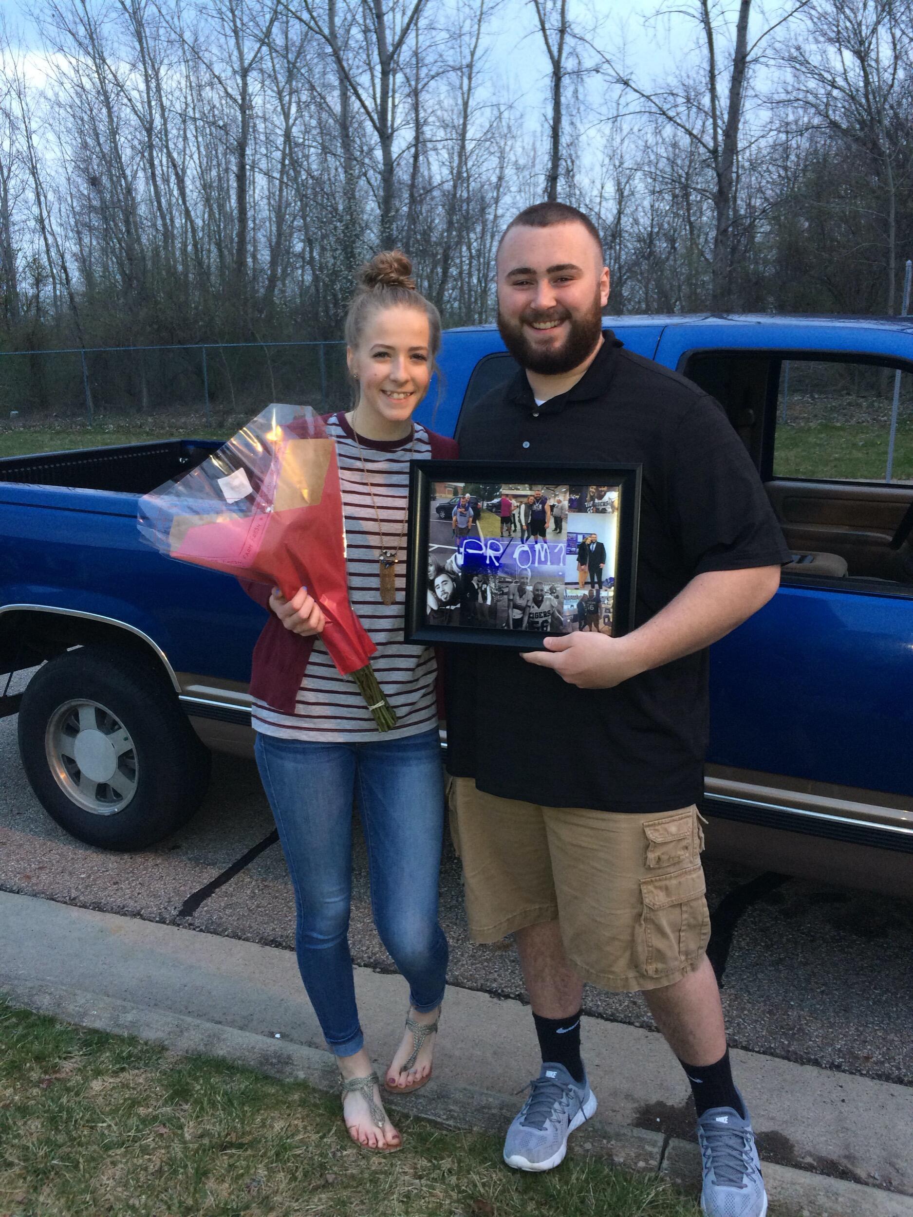 That time Brody asked me to prom our junior year, RIP to old blue in the back !