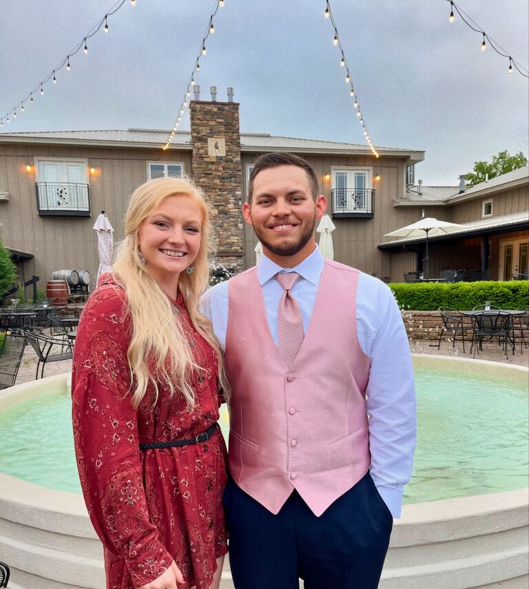 Our most recent wedding together!
