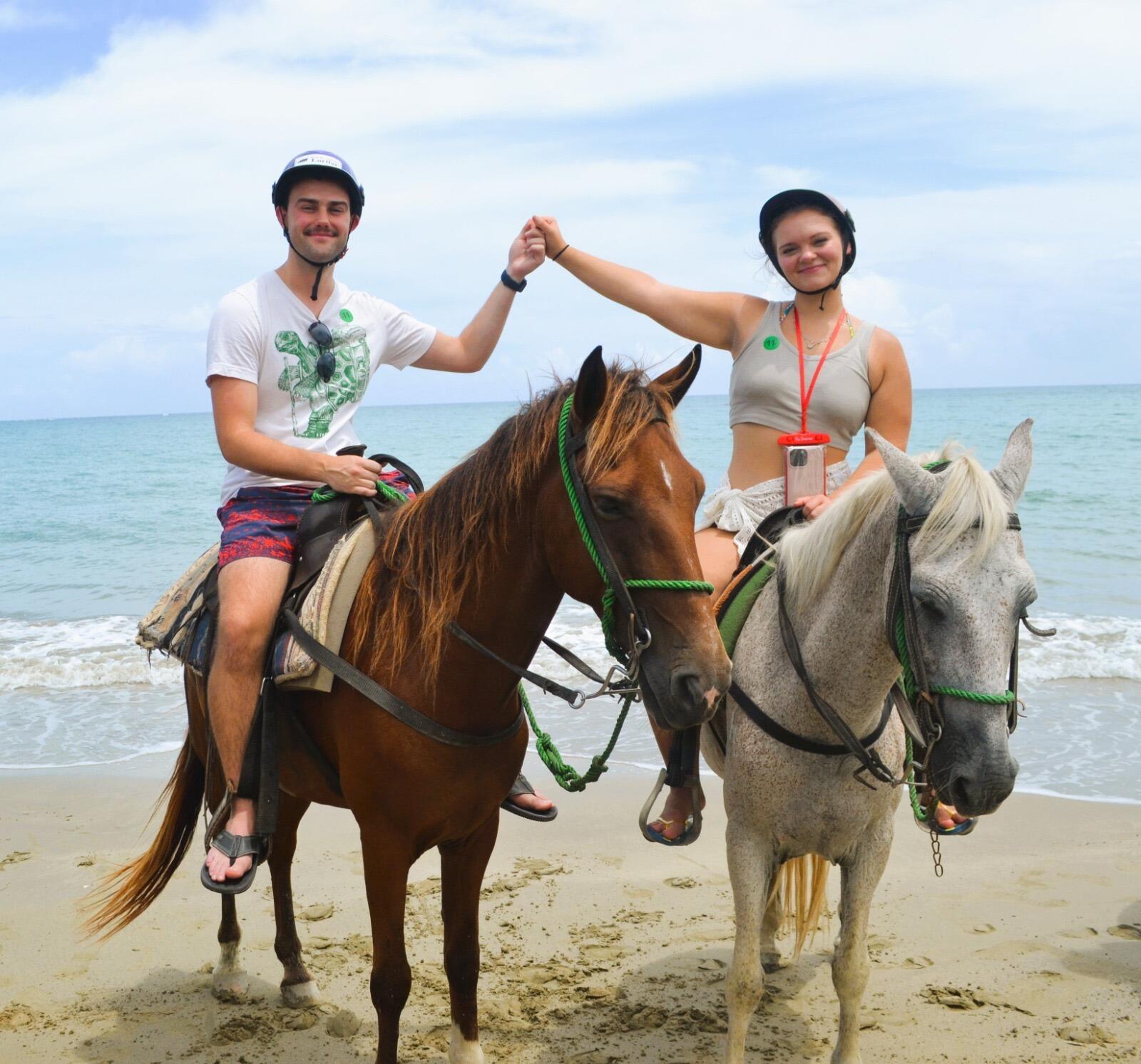 Horse back riding in the Dominican Republic