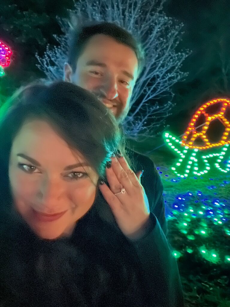 In December of 2022, Connor took Danielle for a stroll in the Norfolk Botanical Gardens' Christmas Light Show. There, he asked Danielle to marry him!
