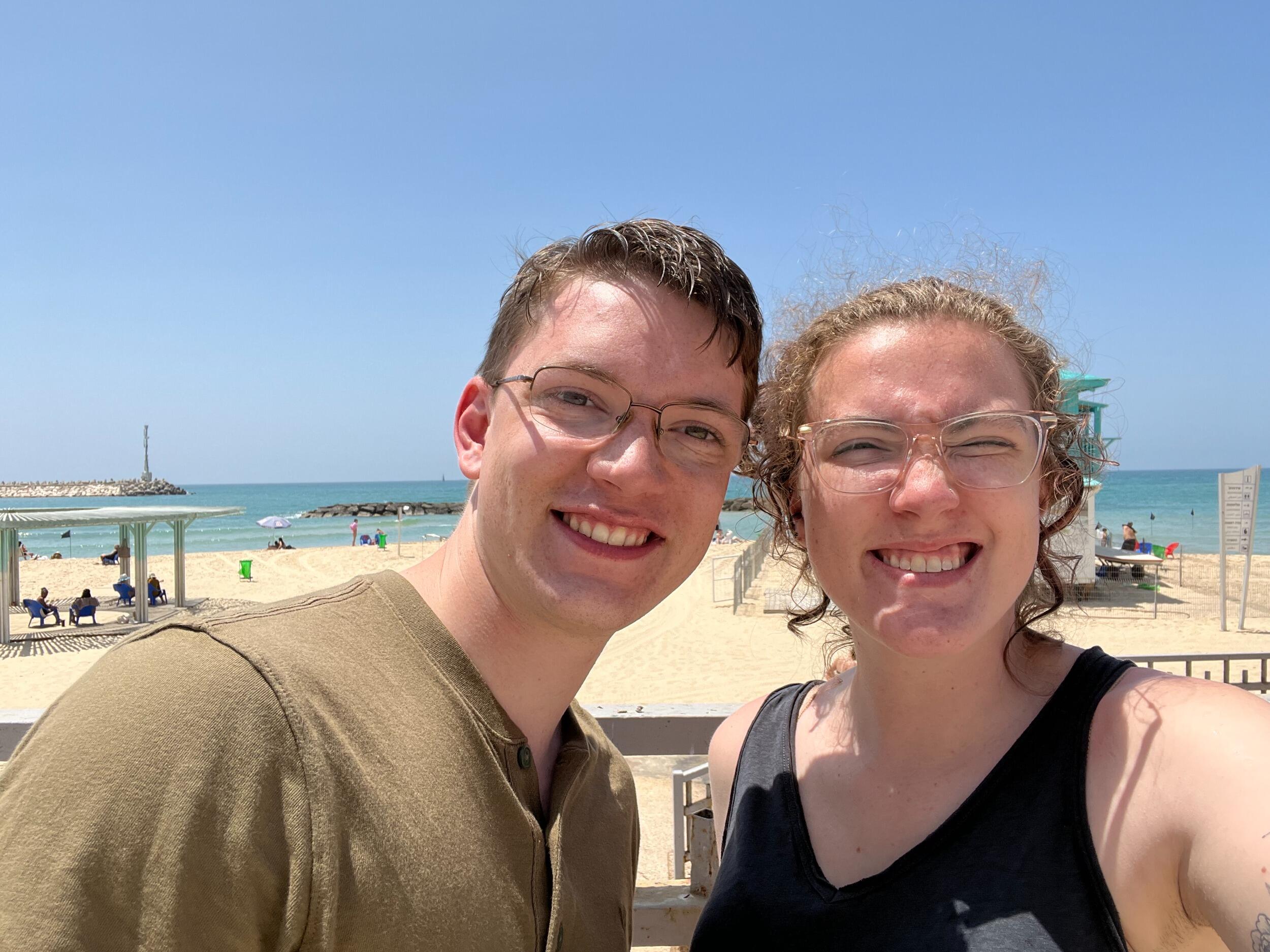 At the beach in Ashkelon 