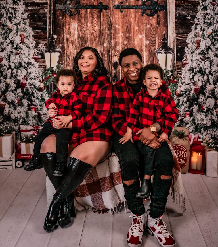 Family Christmas photo