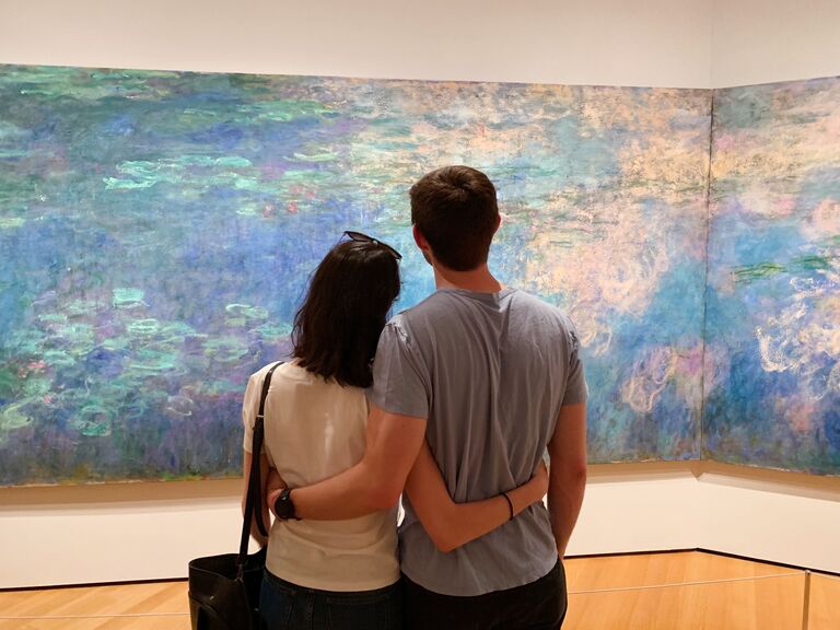 A trip to the Museum of Modern Art in NYC during the summer that David lived in Manhattan.