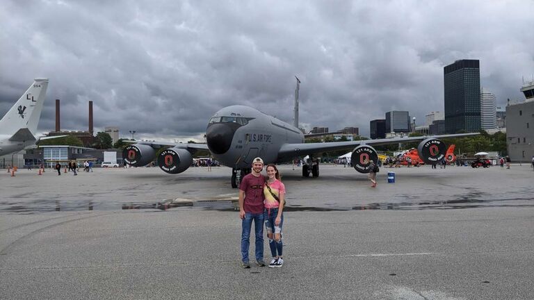 Cleveland Air Show- Bobby's passion, Hailey's competition. (joking)