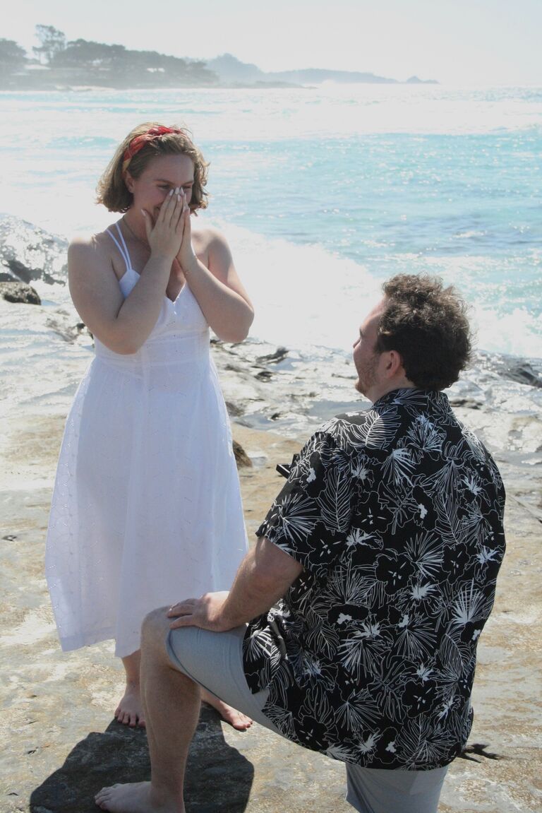 The proposal was everything Ellie had ever dreamed of. When the moment came to answer "Will you marry me?", Ellie responded without hesitation, "I accept!" 