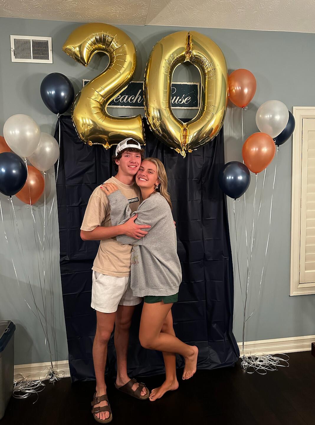 Drew threw Riley a surprise birthday party! 