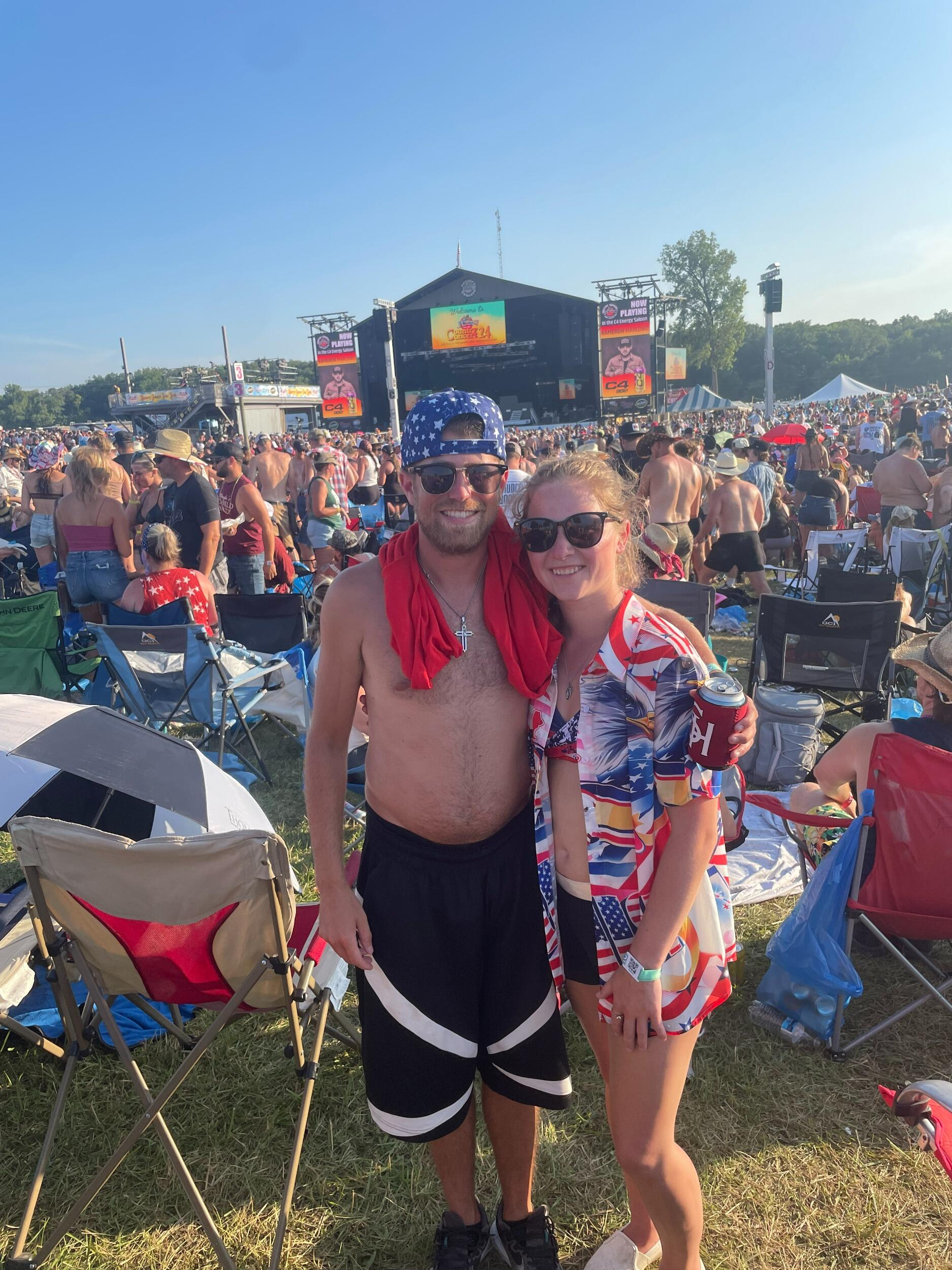 Our First Country Concert Together: Hardy Baby