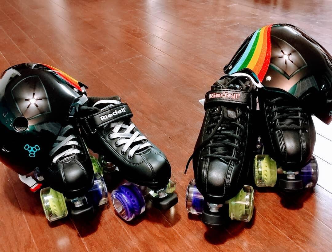 We started skating together! 