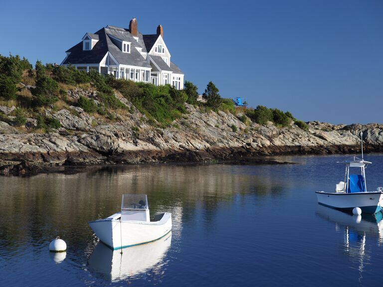 A coastal home in Newport, Rhode Island