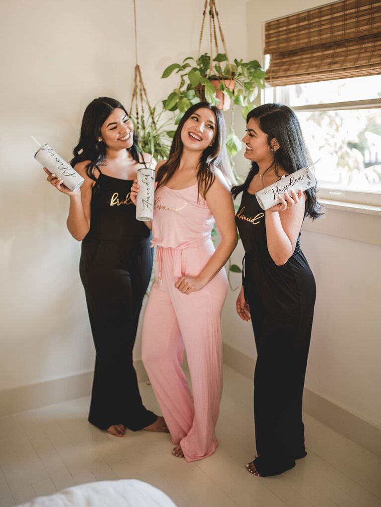 Mismatched Rompers by Silkandmore Bridesmaids Gifts, Bridesmaid