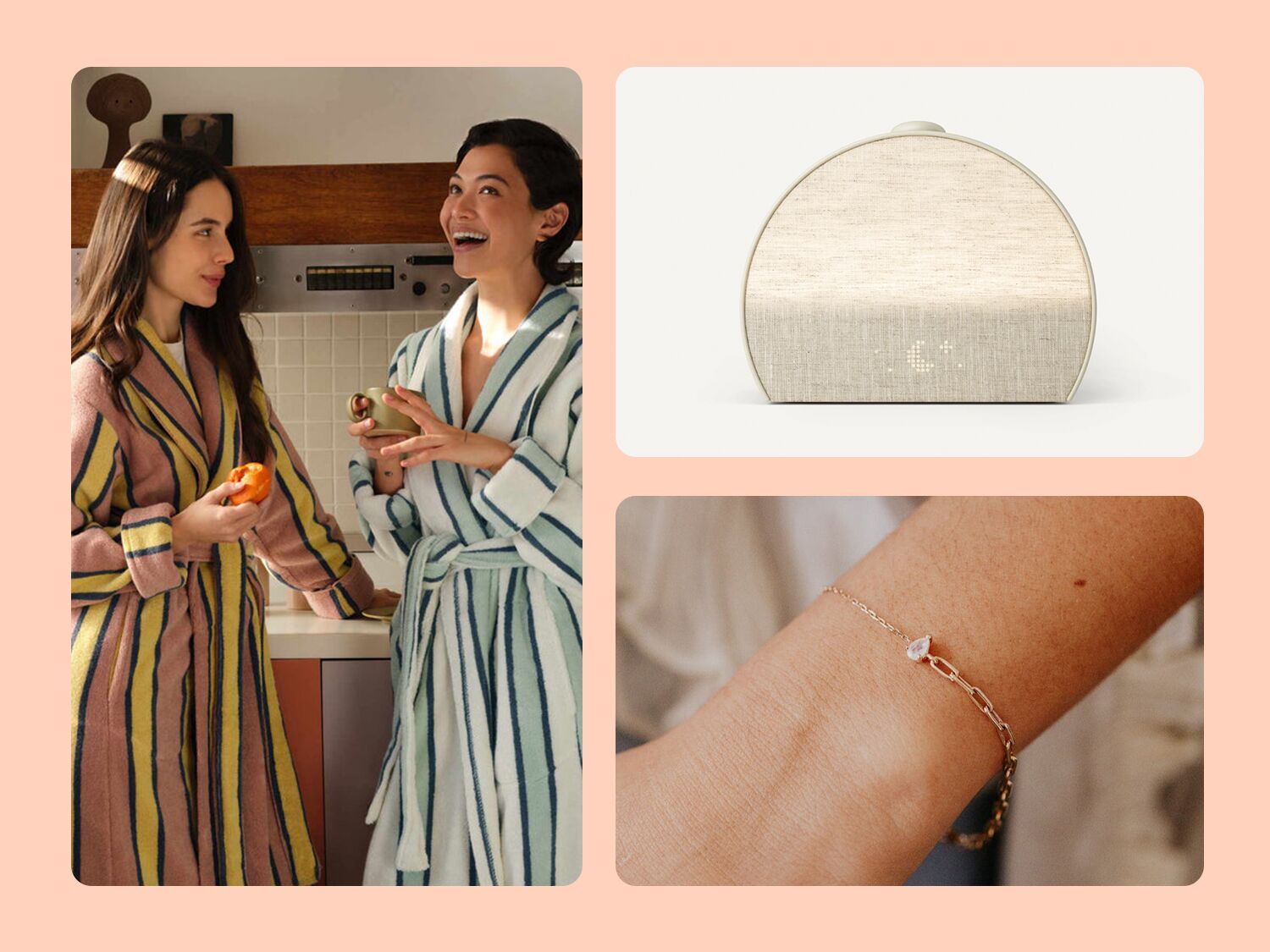 Collage of first anniversary gift ideas