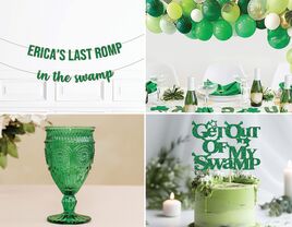 Four Shrek bachelorette party decor ideas