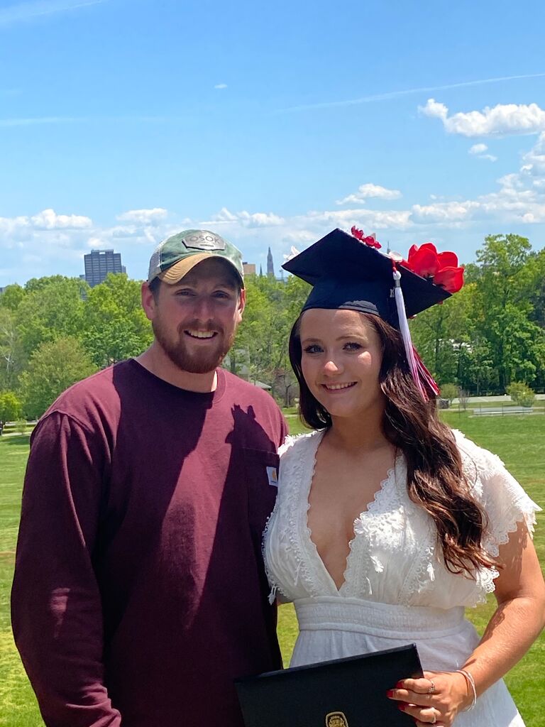 Graduation from Hartford. 