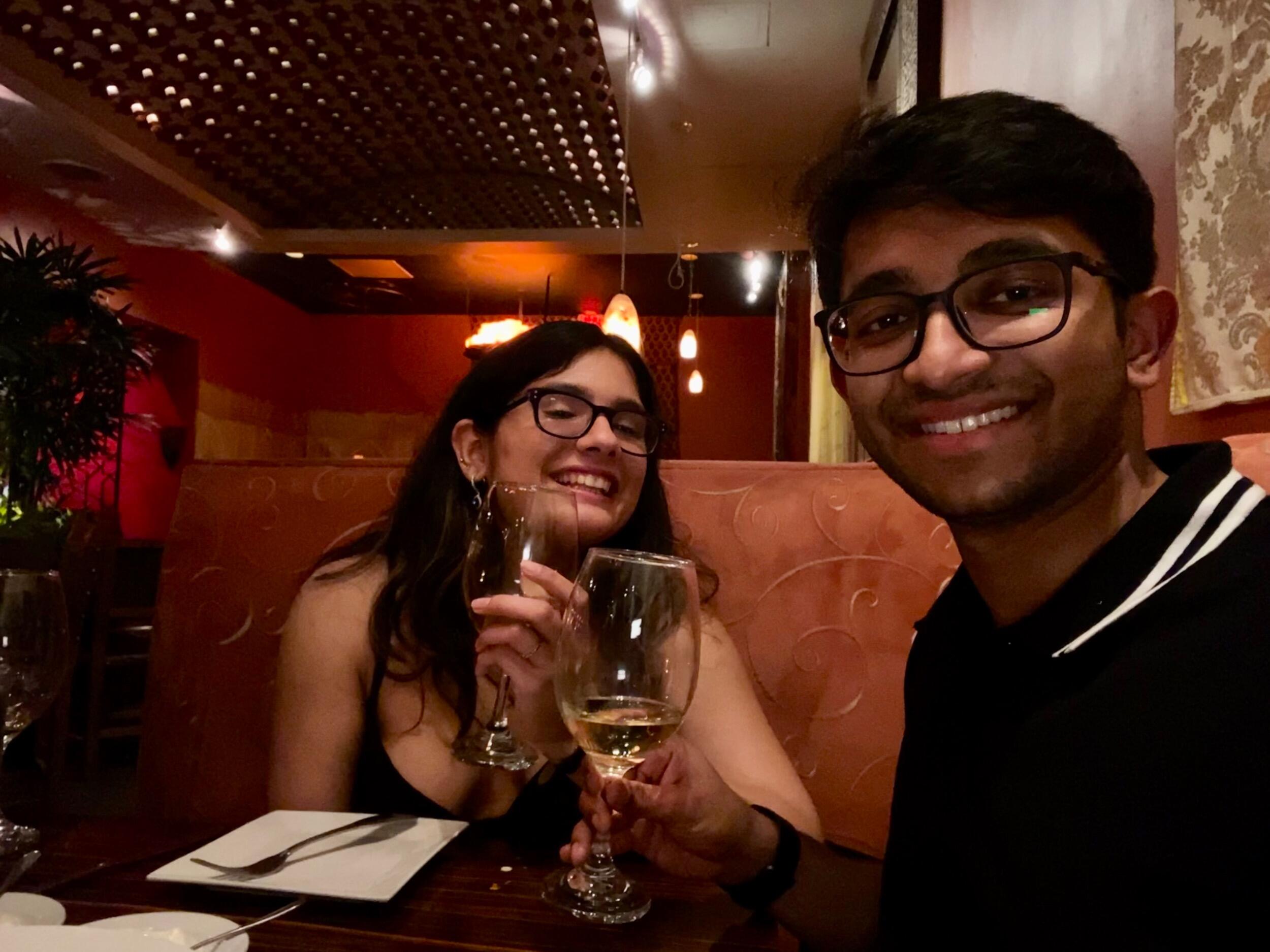 The one with Valentine’s Day and half-anniversary celebrations.