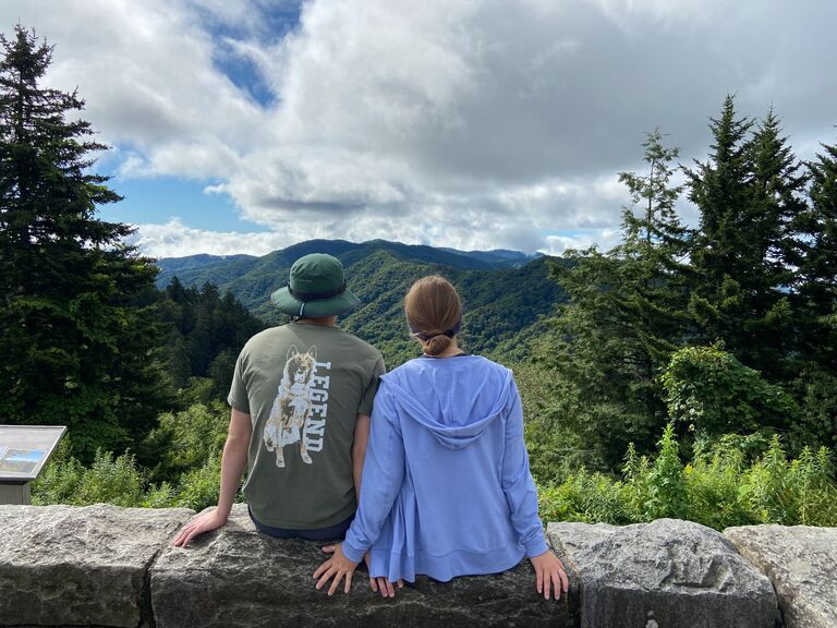 Our first National Park visited together - The Smoky Mountains.