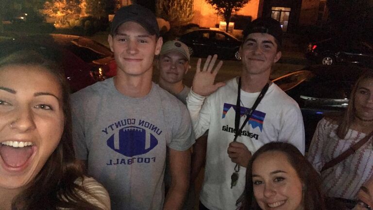 The night Lily and Cameron met! They ran into each other at Rapid Fired while out to eat with friends and then ended up hanging out for the rest of the night:)