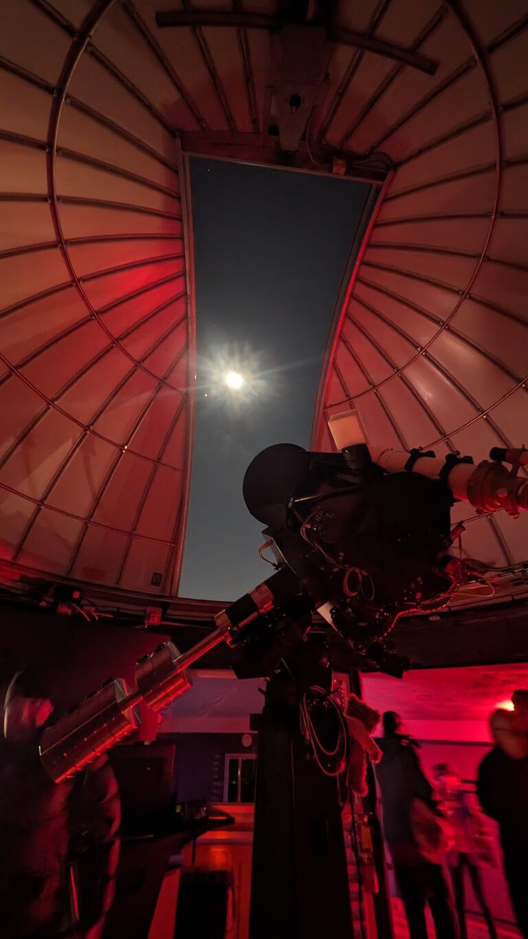 We got to use the observatory to look at the stars! I'm a little obsessed with star gazing, so this was awesome! 