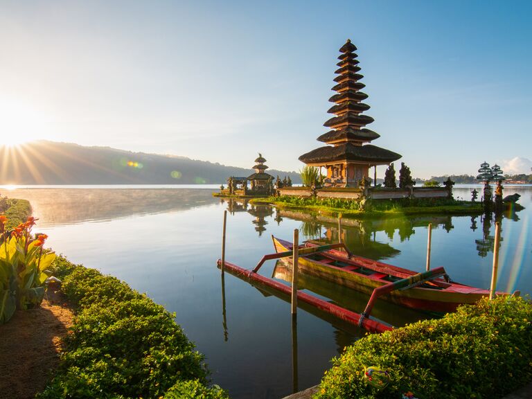 Pura Ulun Danu Bratan in Bali, Indonesia