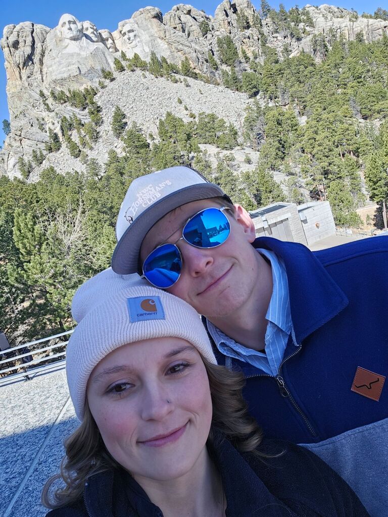 Lane's first visit to Mount Rushmore.