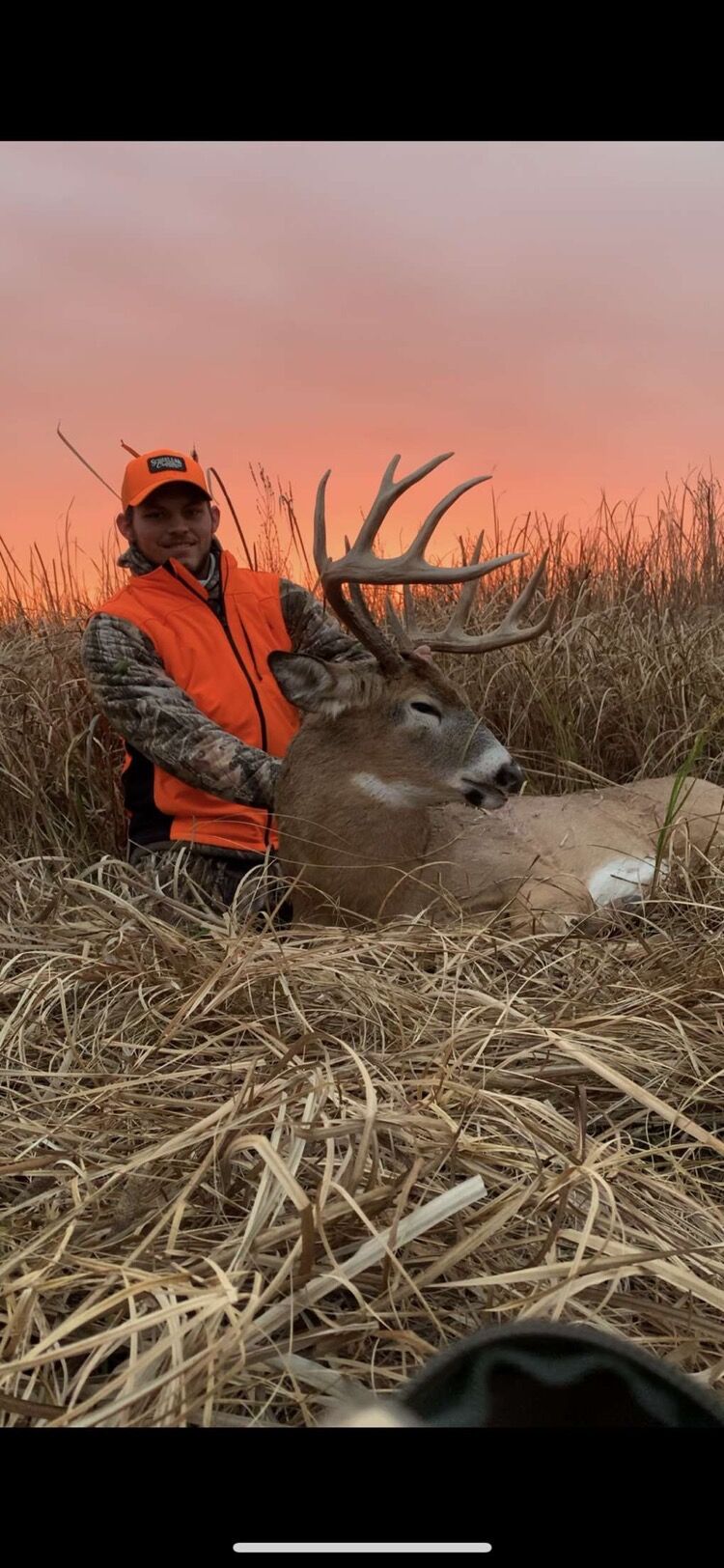 Chase's biggest deer- shot within days of Shauna's- they are both hanging on the wall in the basement!