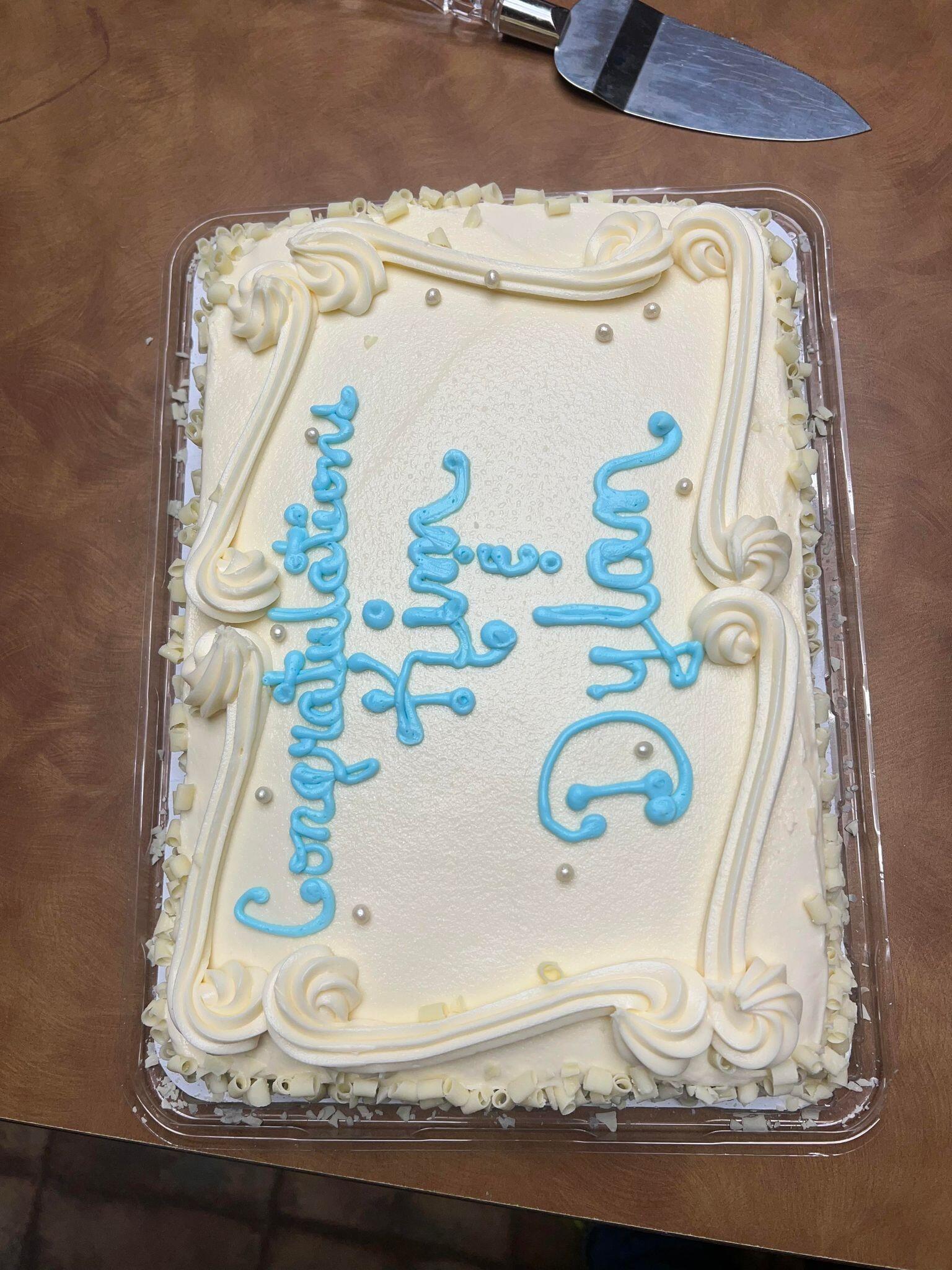 Engagement Cake