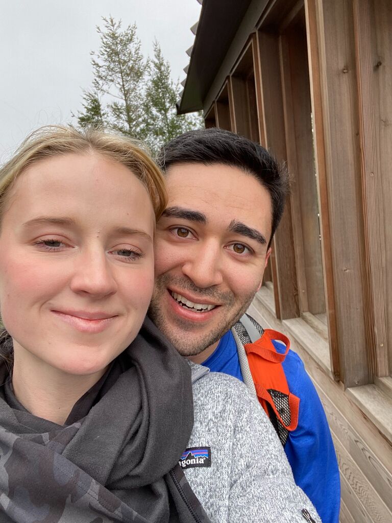 Mike flys out to Tacoma to visit Olivia for her birthday. 