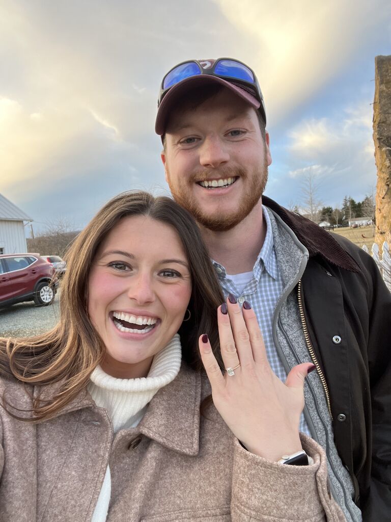 The day we got engaged! A trip to Charlottesville we will never forget!