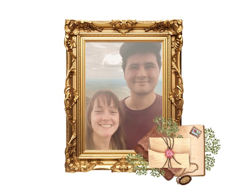 Kendall and Max's first selfie (Shenandoah National Park, Virginia)